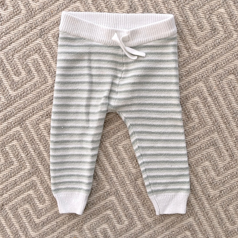 Janie and Jack knit striped pants
